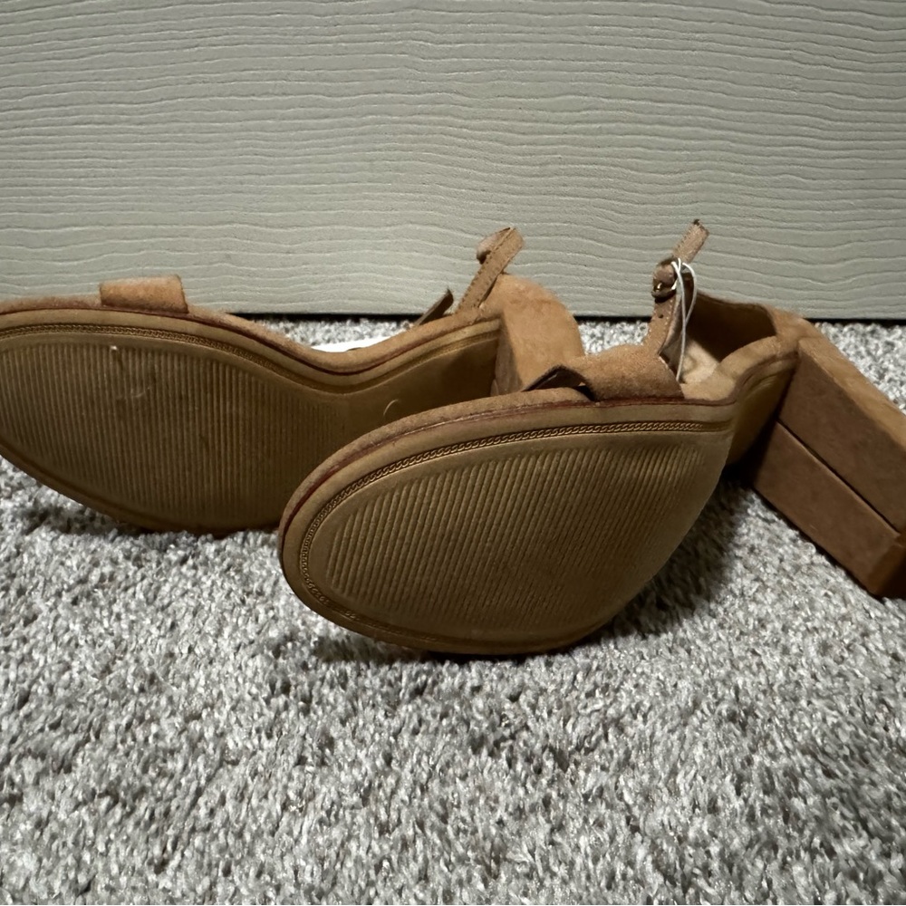 A New Day Women's Brown Ankle Strap Heels - Picture 3 of 3